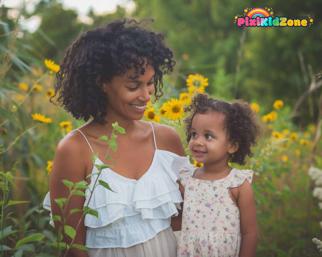 Mom and daughter - pixikidzone.com